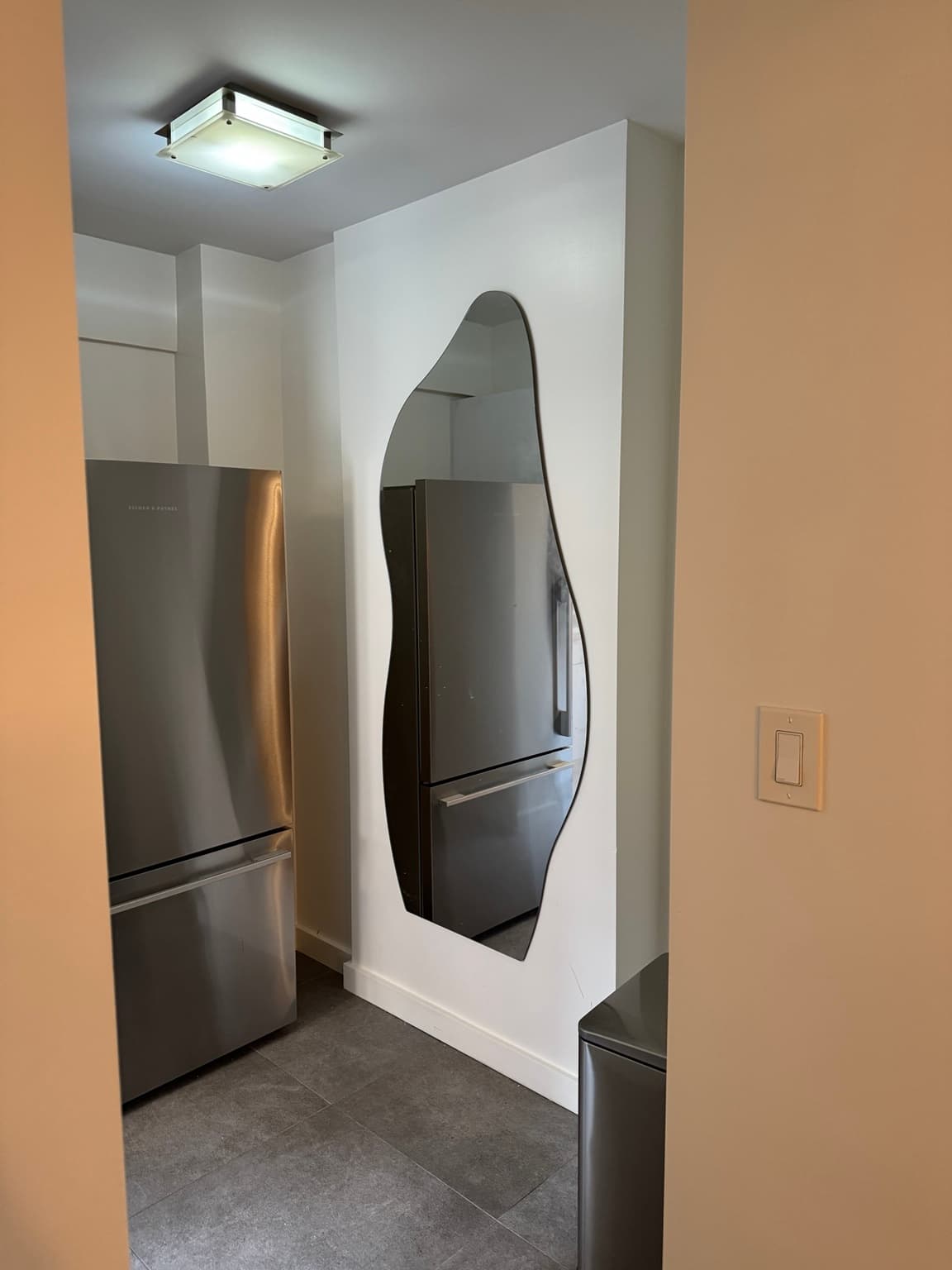Custom mirror installation